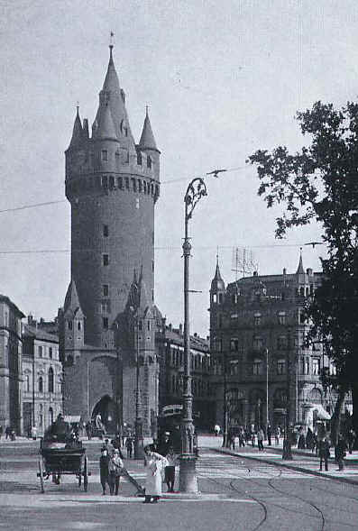 Eschenheimer Turm um 1885