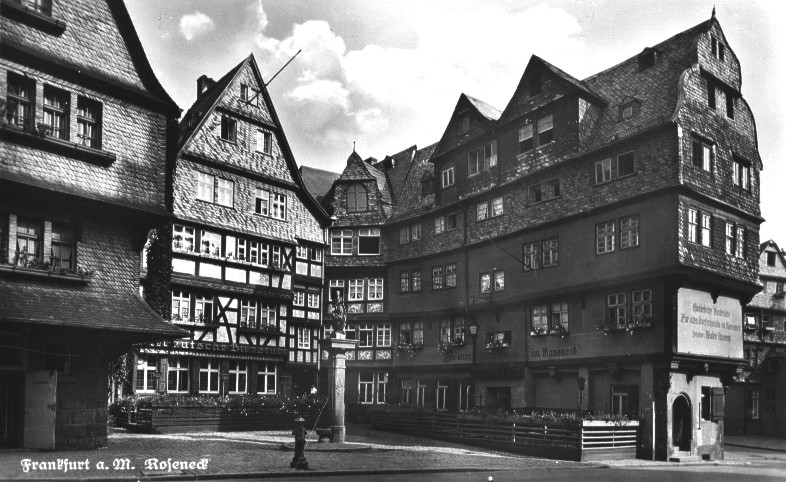 Die Haeusergruppe zum Roseneck