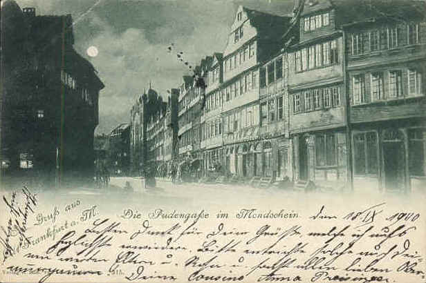 Judengasse im Mondenschein