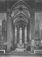 Choir with the side altars