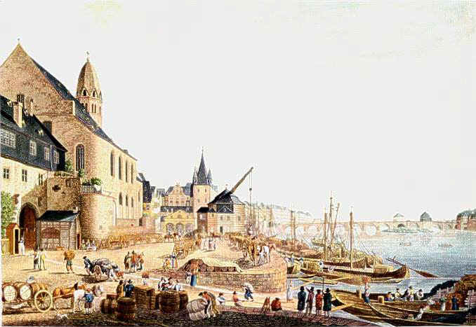 Mainkai um 1825