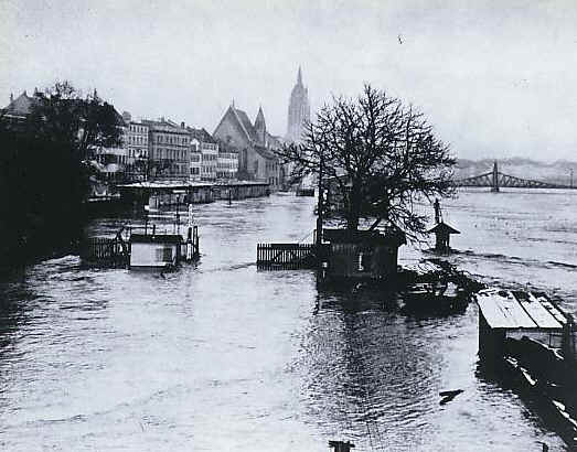 Mainkai Hochwasser  (flood) 1909