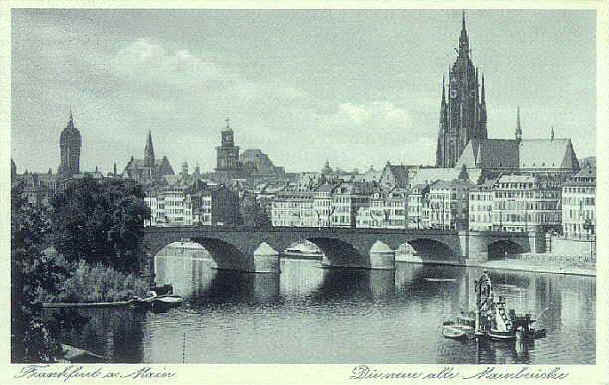 Frankfurt1937 Postcard/Postkarte