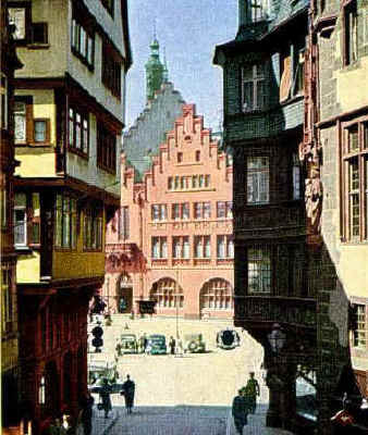 Roemerberg, Alte Kraeme, Alter Markt (Farbbild/in color)