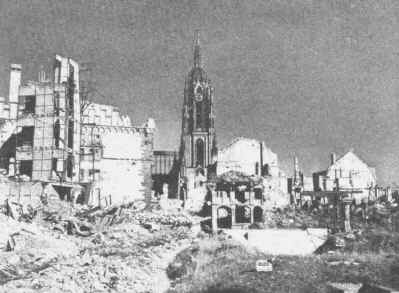 Ostzeile  and Old Market Destroyed