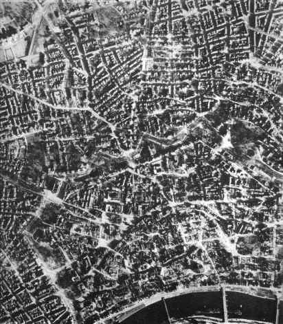 Luftbild Main 1945