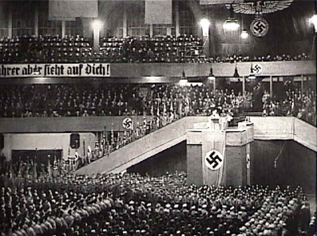 Hitler in the Festival Hall 1936