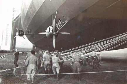 The Baggage crew for the Zeppelin