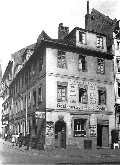 Das Gasthaus zu den drei Rindern in Sachsenhausen