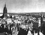 Blick von der Paulskirche nach Oberrad