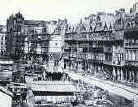 Die Judengasse um 1890 ganz links die Synagoge