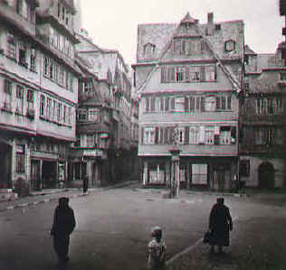 Altstadtwinkel mit Eingang zur Saalgasse (before destruction)
